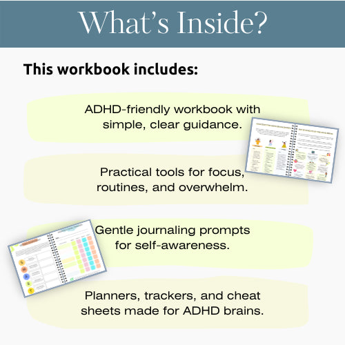 ADHD Coping Skills & Emotional Regulation Workbook