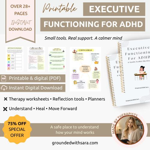 Executive Functioning for ADHD: A Gentle Guided Workbook