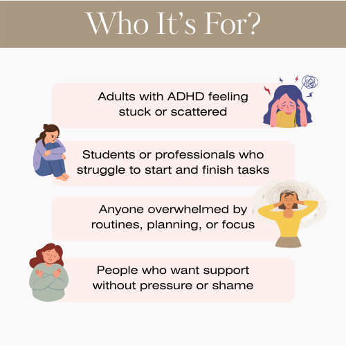 Executive Functioning for ADHD: A Gentle Guided Workbook